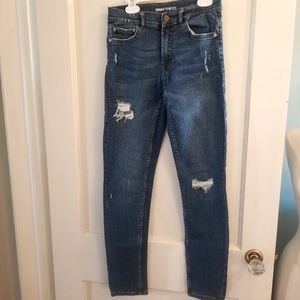 ZARA Ripped Skinny Stretch Jeans 13-14